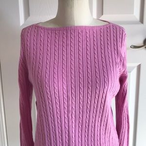 Chaps Classics Cable Knit Sweater Size Large